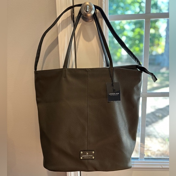 London Fog Large Tote NWT - Picture 4 of 8